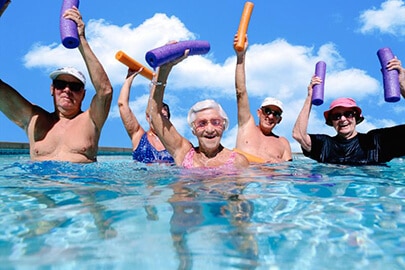 seniors swimming pool